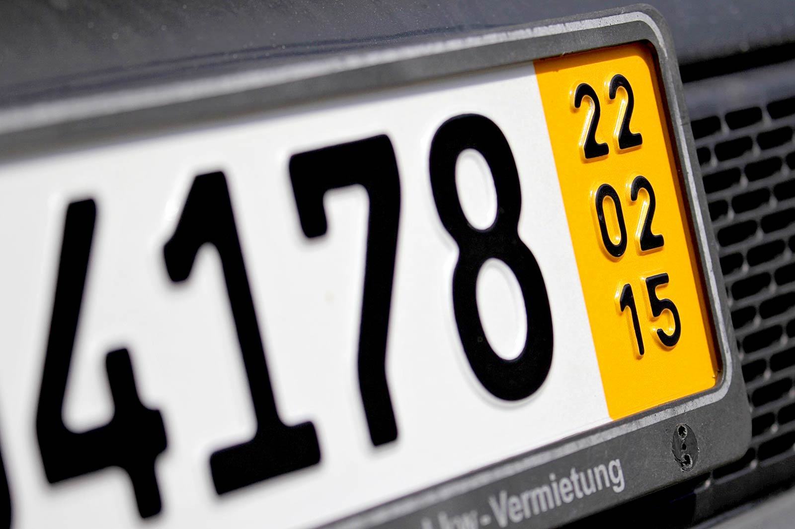Kurzzeitkennzeichen
