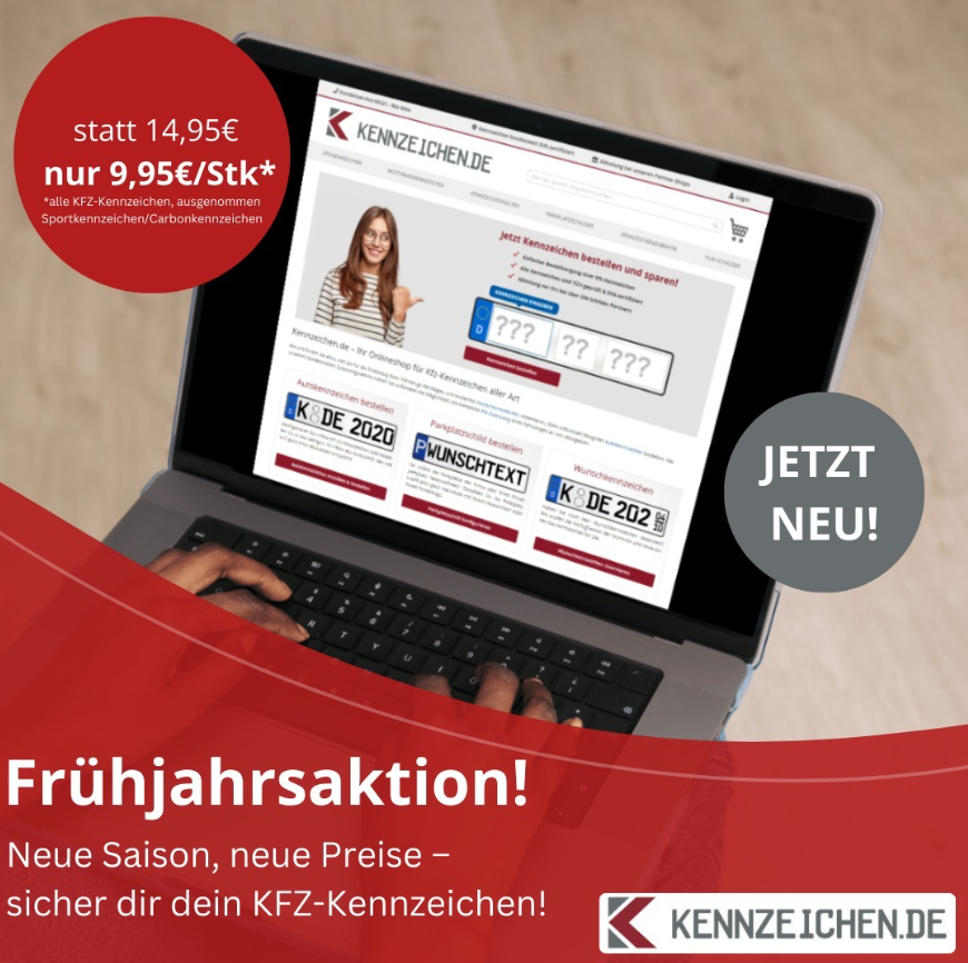 Frühjahrsaktion Kennzeichen.de