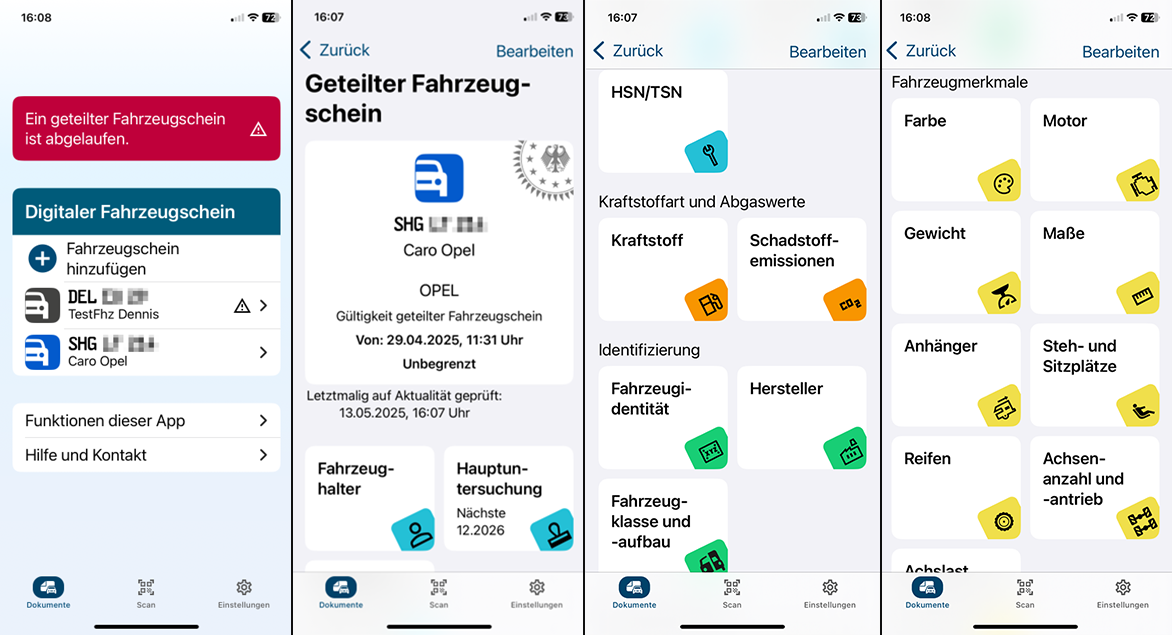 Gruppenfoto mit Spendenchecks (v.l.): Michael Feldmann, Uwe Lüschen, Dr. Hildegunde Kamin, Gerd Kämena, Axel Jahnz, Bern Tönjes, Sabine Bachner, Dennis Lehmann und Uwe Dähne. Foto: pv Screenshot Digitaler Fahrzeugschein